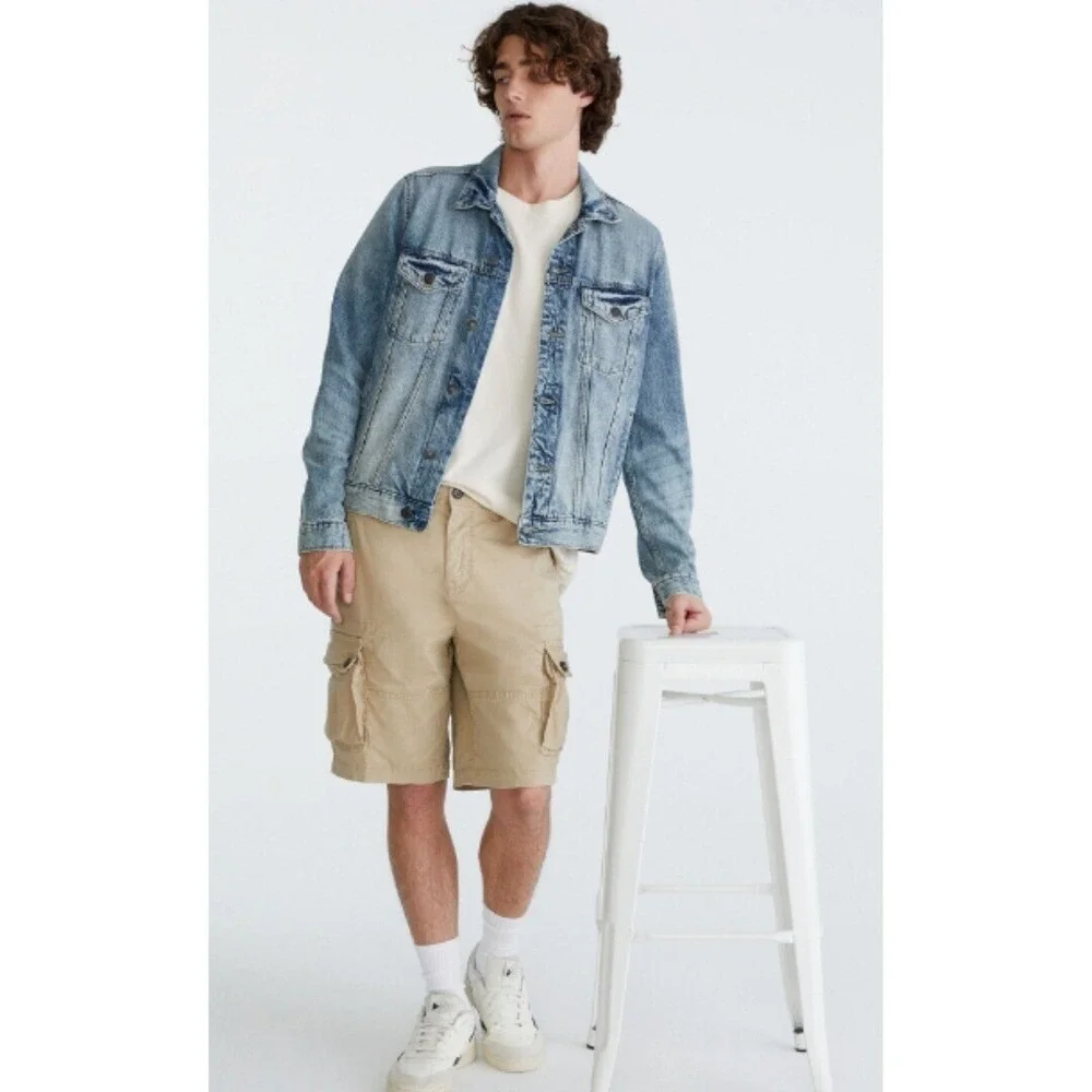 Aeropostale‎ Men's Cargo Shorts Size 31 Hazelnut Outdoor Hiking